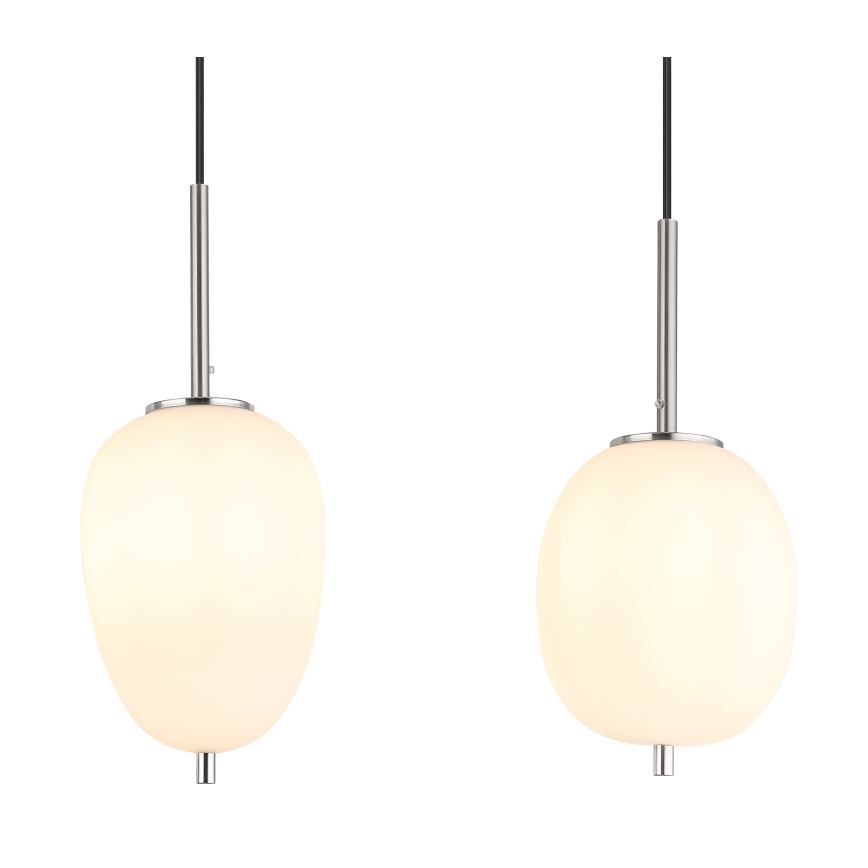 Globo - Lámpara colgante 4xE14/40W/230V blanco