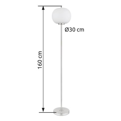 Globo - Lámpara de pie 1xE27/60W/230V