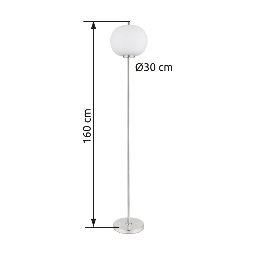 Globo - Lámpara de pie 1xE27/60W/230V