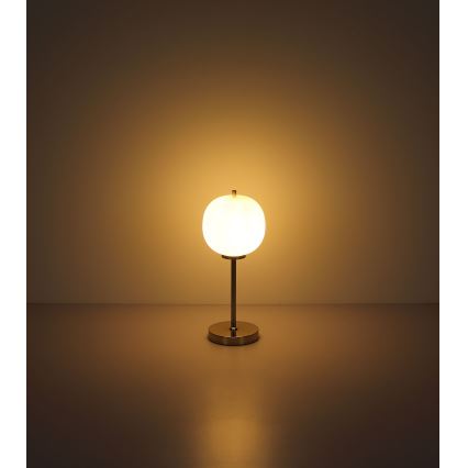 Globo - Lámpara de mesa 1xE14/40W/230V cromo mate