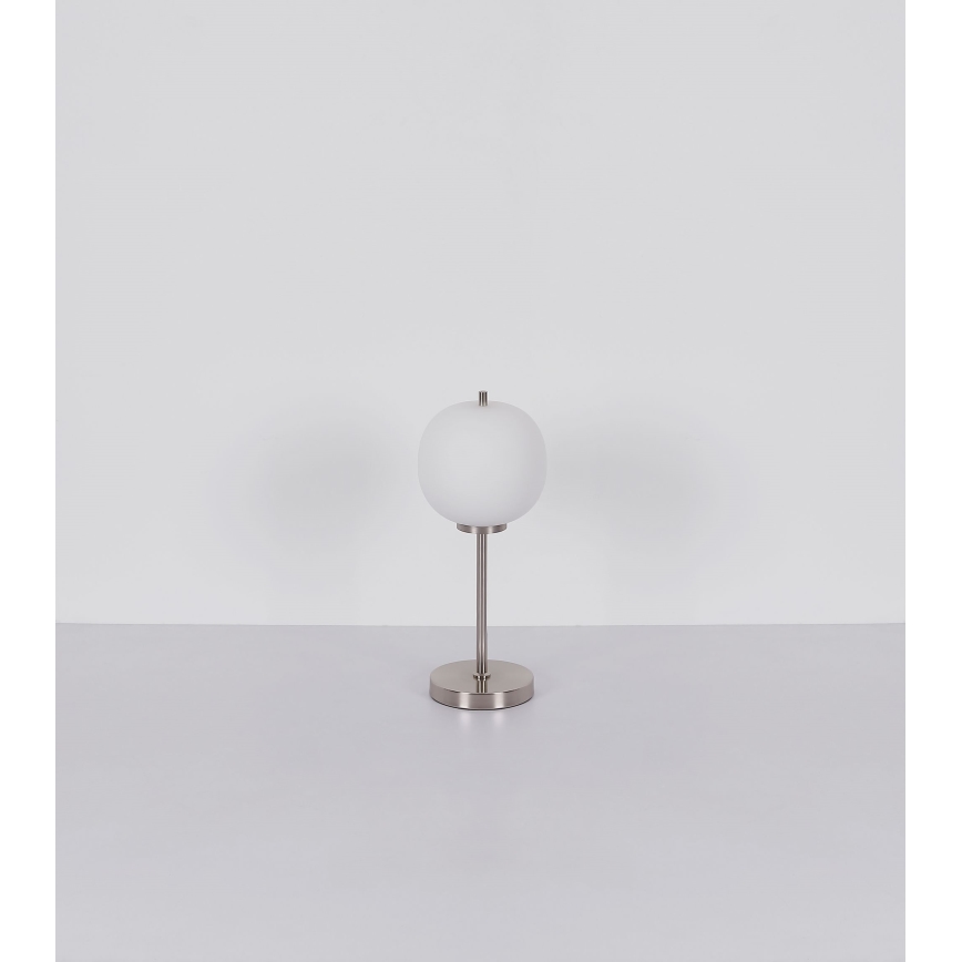 Globo - Lámpara de mesa 1xE14/40W/230V cromo mate
