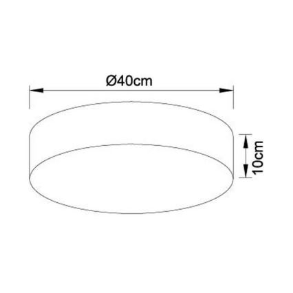 Globo - Lámpara de techo LED regulable LED/24W/230V 3000-6000K + mando a distancia