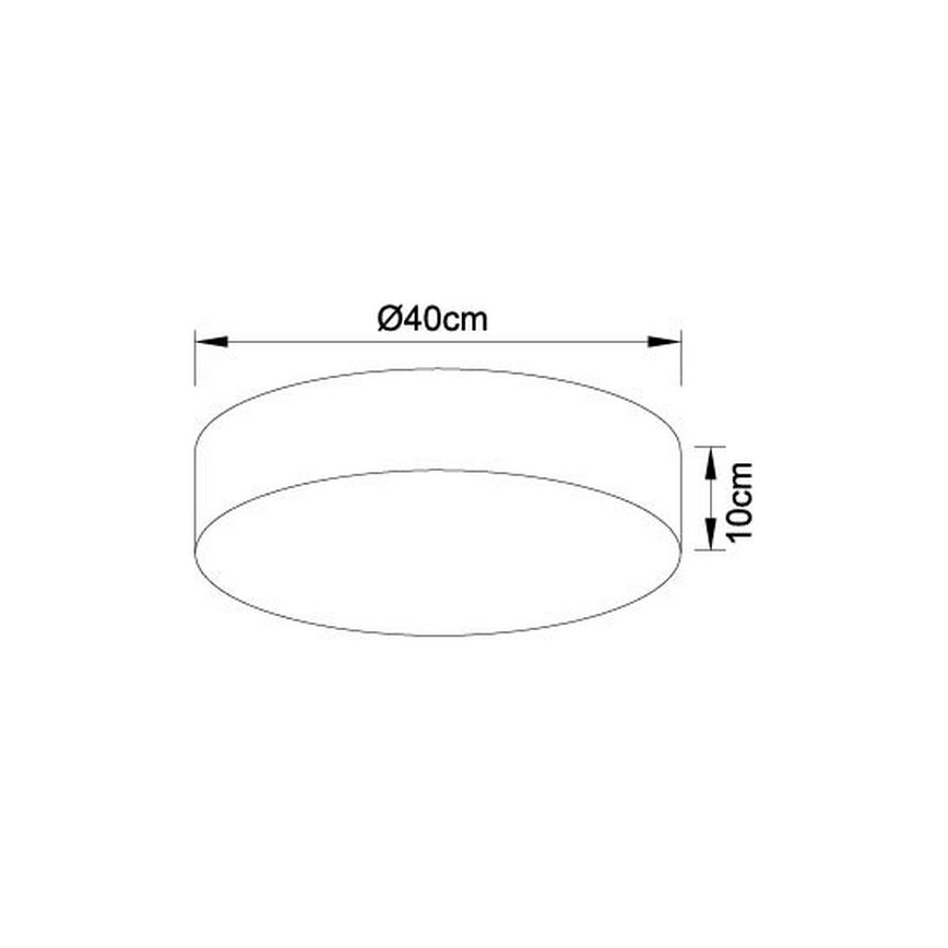 Globo - Lámpara de techo LED regulable LED/24W/230V 3000-6000K + mando a distancia