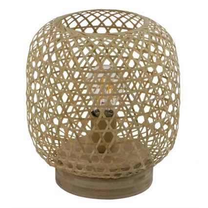 Globo - Lámpara de mesa 1xE27/60W/230V bambú
