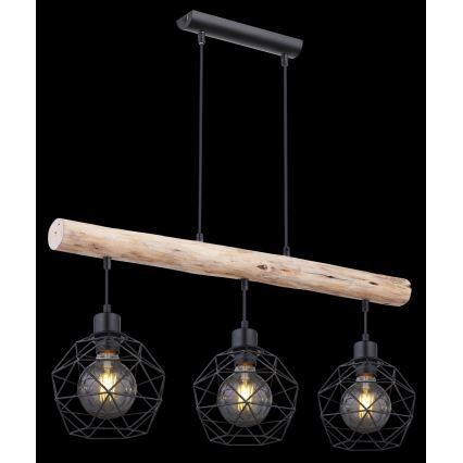 Globo - Lámpara colgante 3xE27/60W/230V