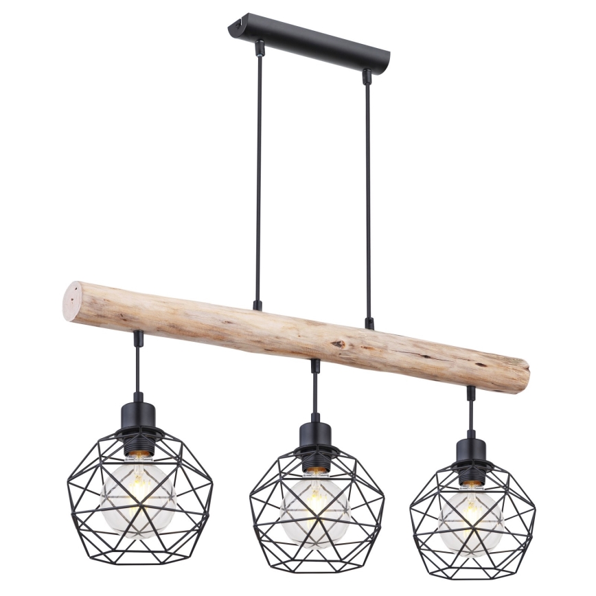 Globo - Lámpara colgante 3xE27/60W/230V