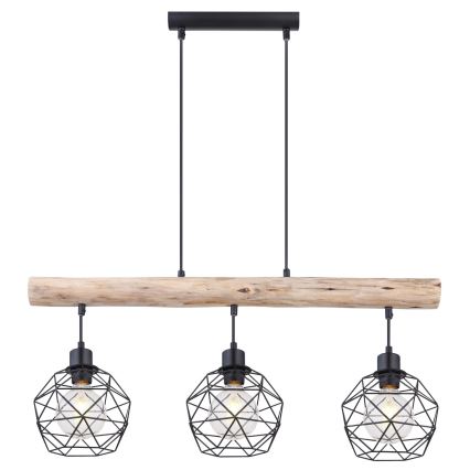 Globo - Lámpara colgante 3xE27/60W/230V
