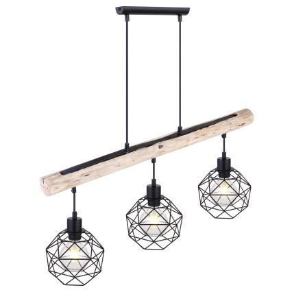 Globo - Lámpara colgante 3xE27/60W/230V