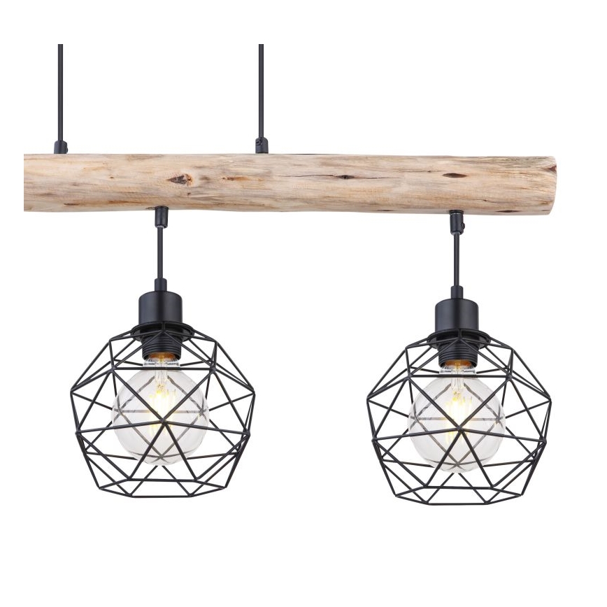 Globo - Lámpara colgante 3xE27/60W/230V