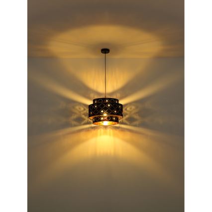Globo 15448H1 - Lámpara colgante ABBEY 1xE27/60W/230V
