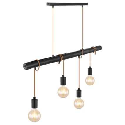Globo 15459-4H - Lámpara colgante LEO 4xE27/60W/230V