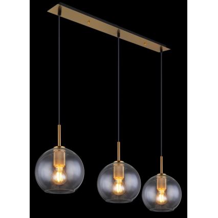 Globo - Lámpara colgante 3xE27/60W/230V