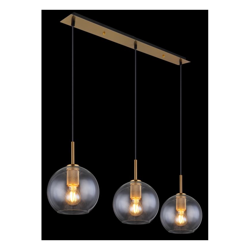 Globo - Lámpara colgante 3xE27/60W/230V