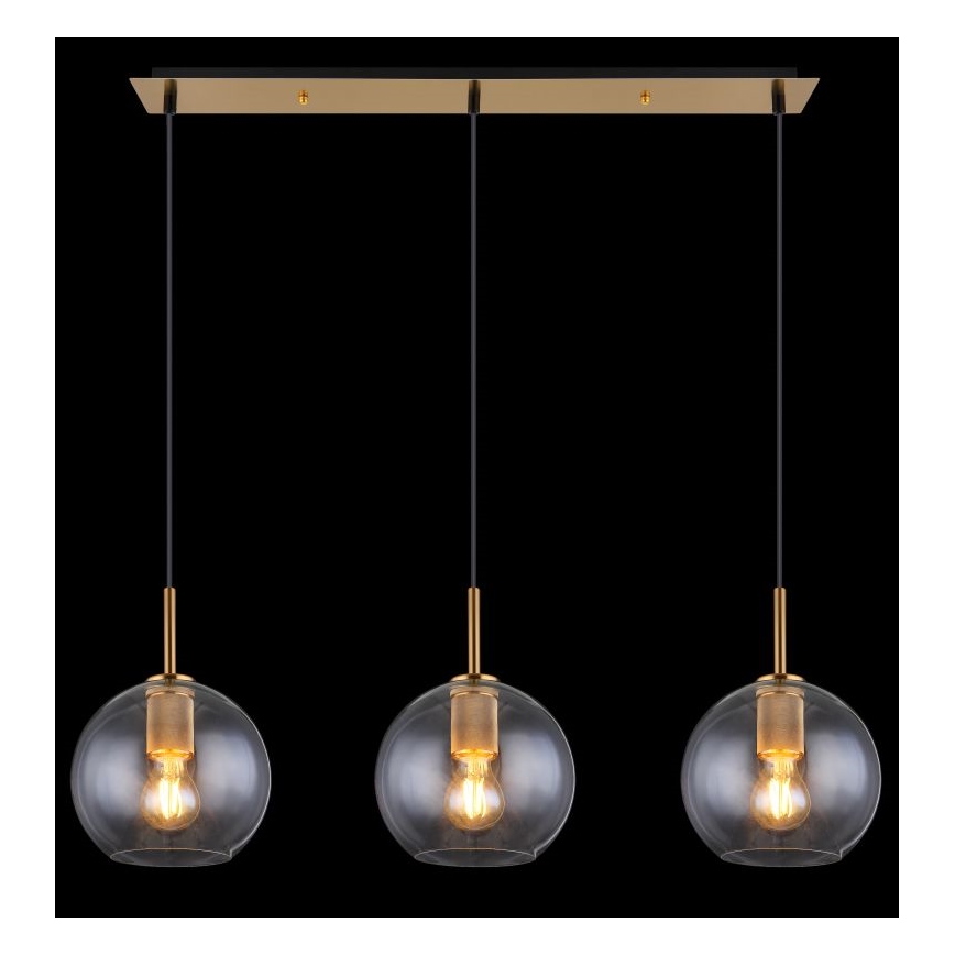 Globo - Lámpara colgante 3xE27/60W/230V