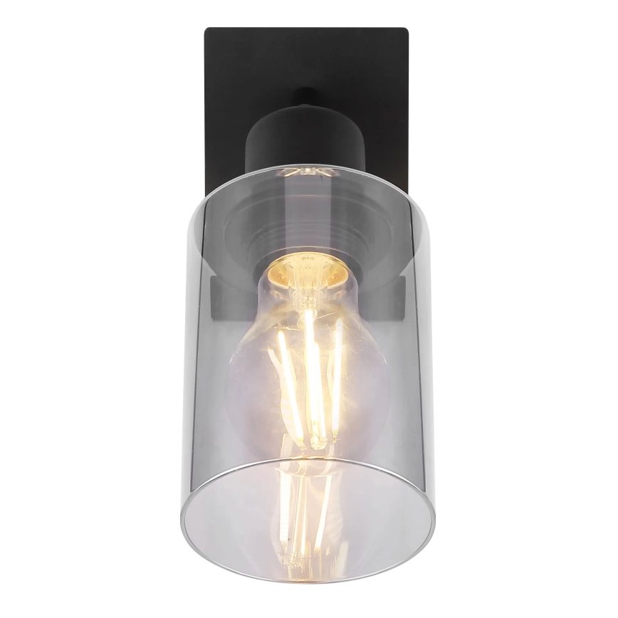 Globo - Foco de pared 1xE27/15W/230V negro
