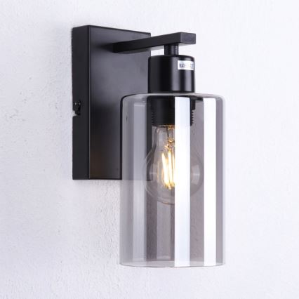 Globo - Aplique 1xE27/60W/230V negro