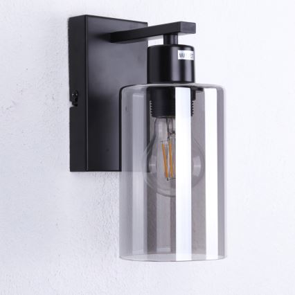 Globo - Aplique 1xE27/60W/230V negro