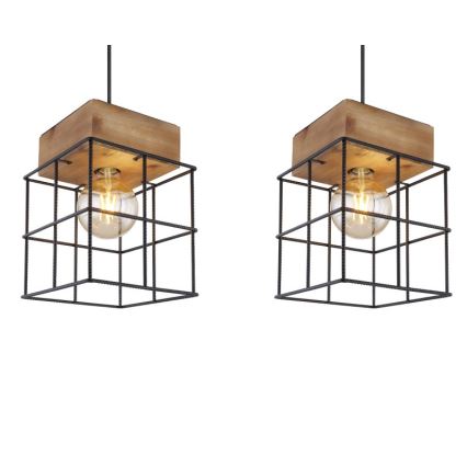 Globo - Lámpara colgante 3xE27/60W/230V