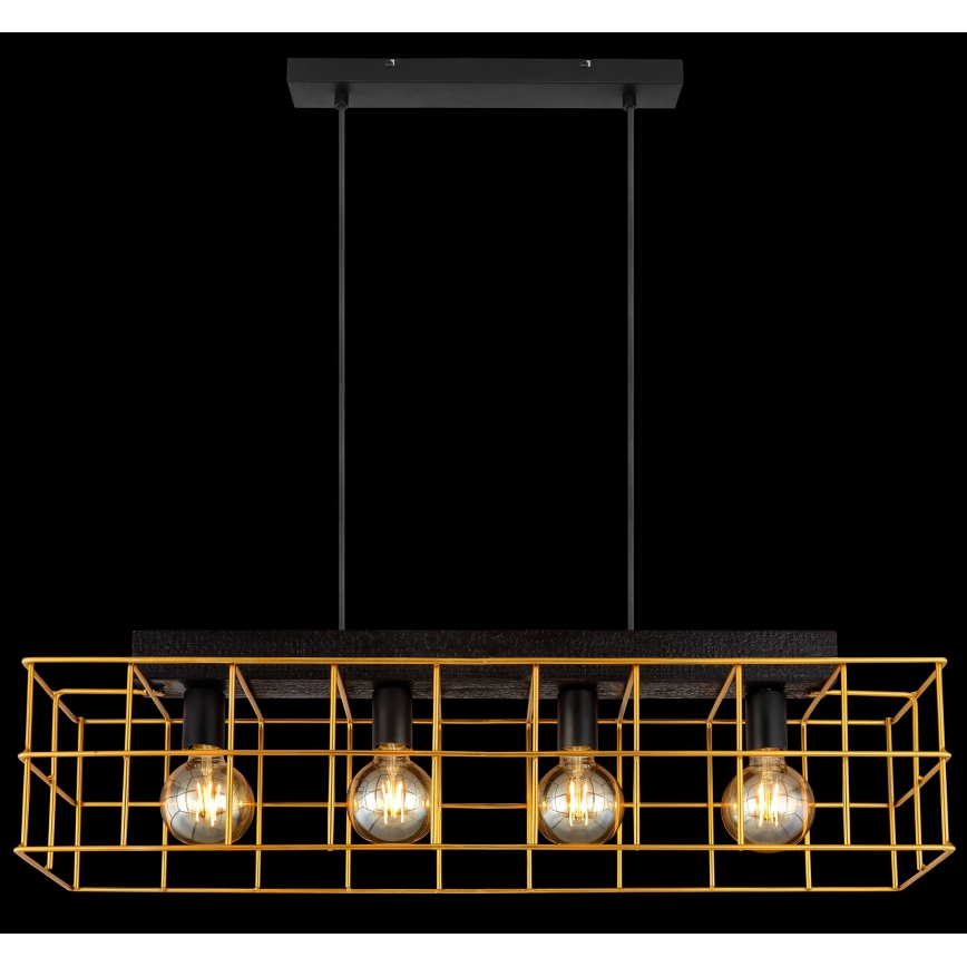 Globo - Lámpara colgante 4xE27/60W/230V