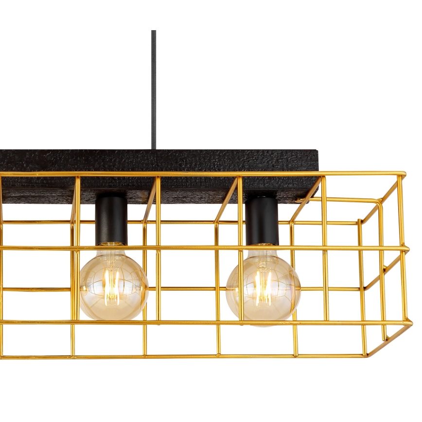 Globo - Lámpara colgante 4xE27/60W/230V