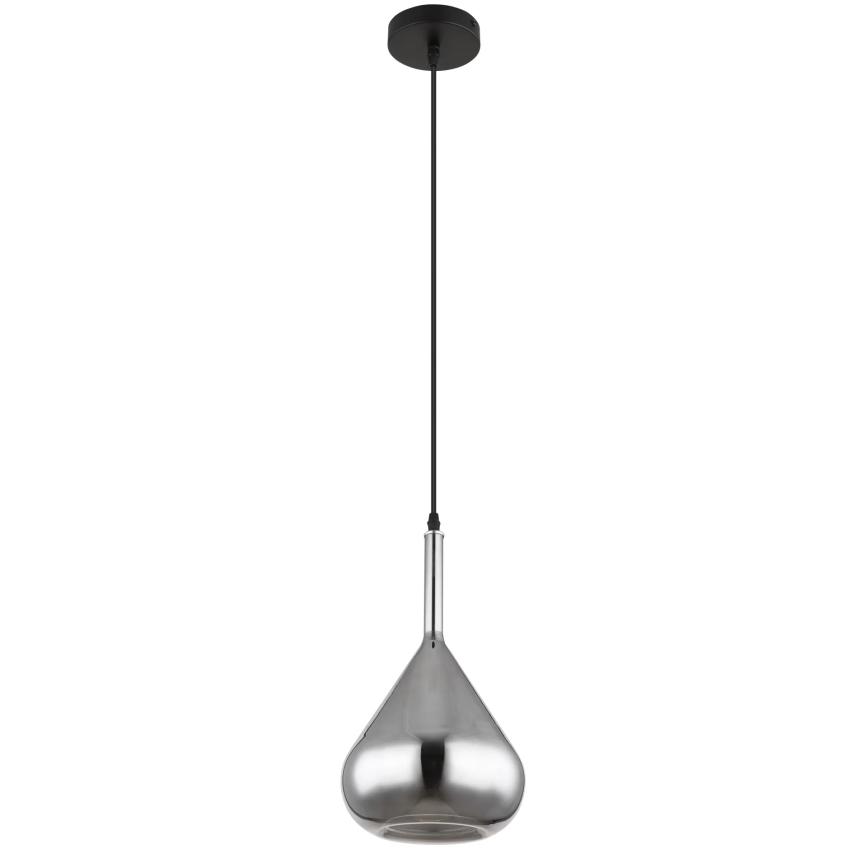 Globo - Lámpara colgante 1xE27/60W/230V diá. 20 cm negro