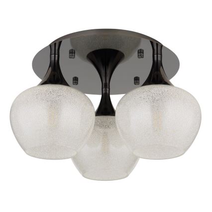 Globo - Lámpara de techo 3xE27/40W/230V antracita