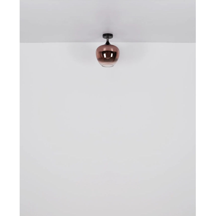 Globo - Plafón 1xE27/40W/230V cobre