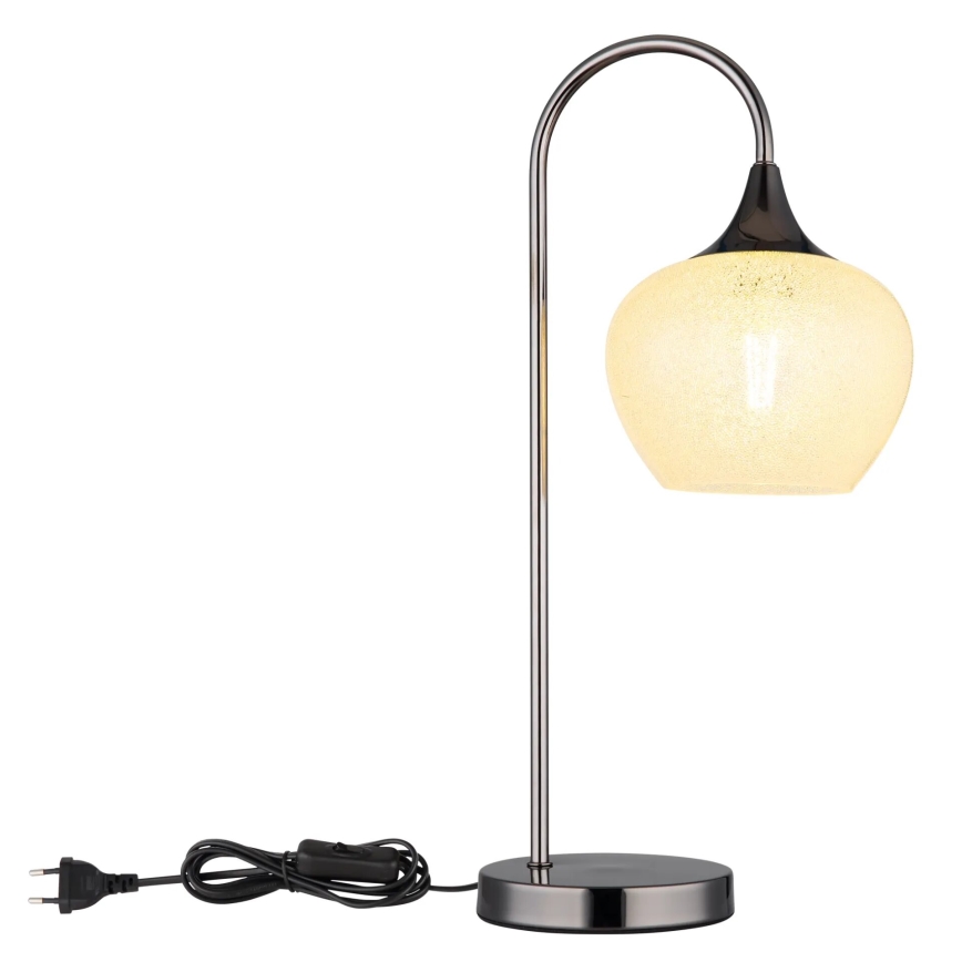 Globo - Lámpara de mesa 1xE27/40W/230V blanco/antracita