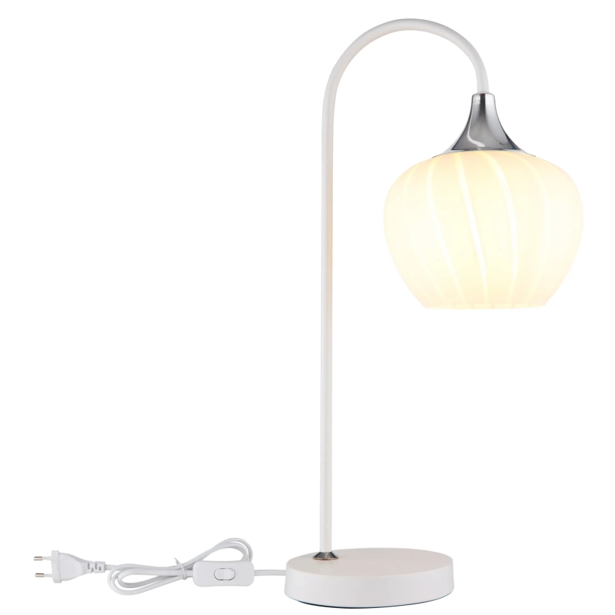 Globo - Lámpara de mesa 1xE27/40W/230V blanco