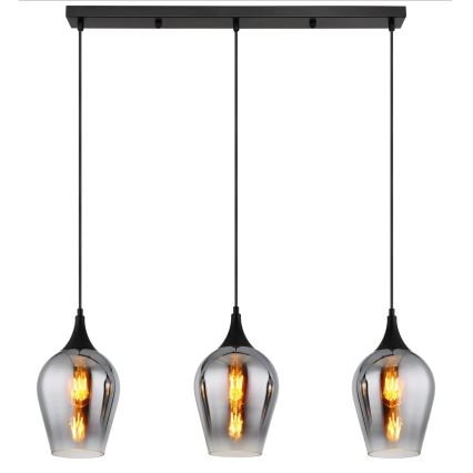 Globo - Lámpara colgante 3xE27/60W/230V