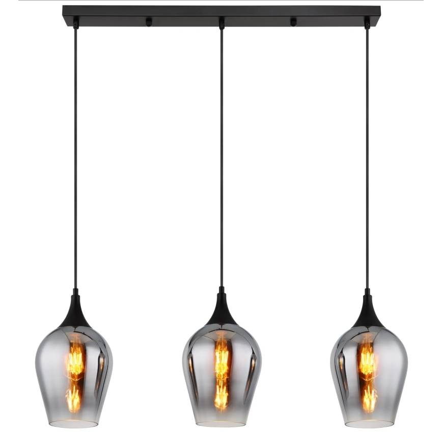 Globo - Lámpara colgante 3xE27/60W/230V