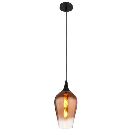 Globo - Lámpara colgante 1xE27/60W/230V diá. 18 cm cobre