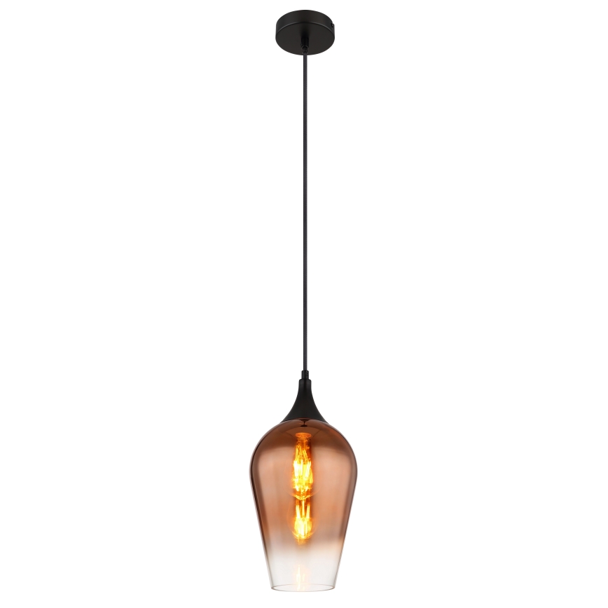 Globo - Lámpara colgante 1xE27/60W/230V diá. 18 cm cobre