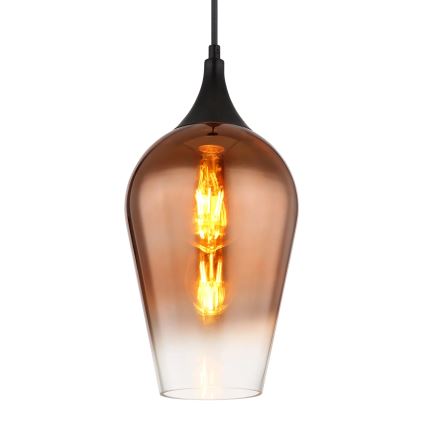 Globo - Lámpara colgante 1xE27/60W/230V diá. 18 cm cobre