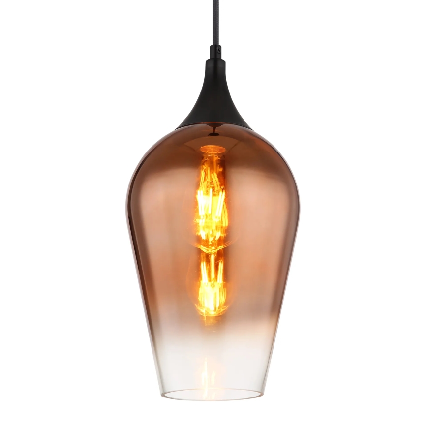 Globo - Lámpara colgante 1xE27/60W/230V diá. 18 cm cobre
