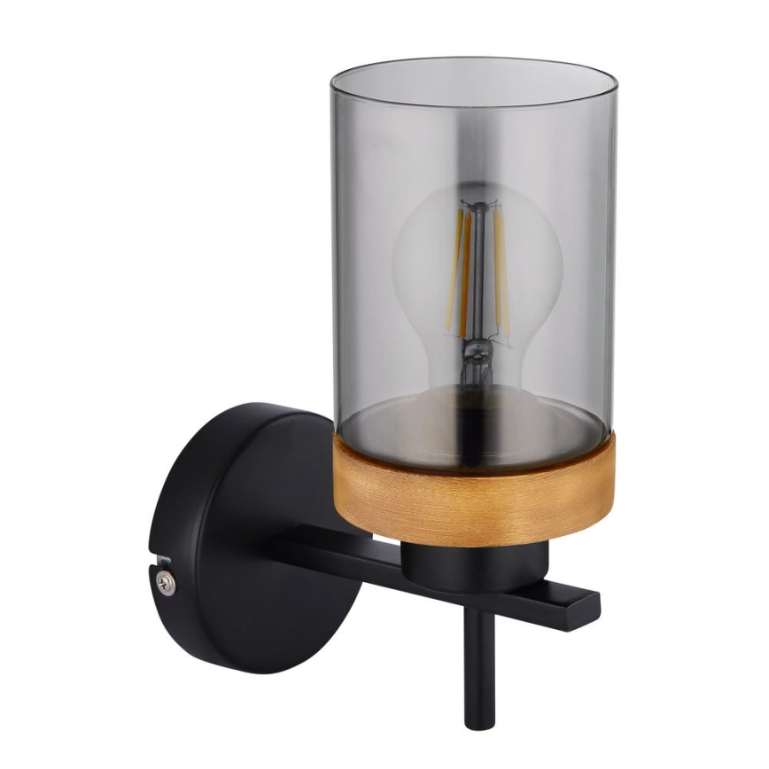 Globo - Aplique 1xE27/40W/230V metal/madera