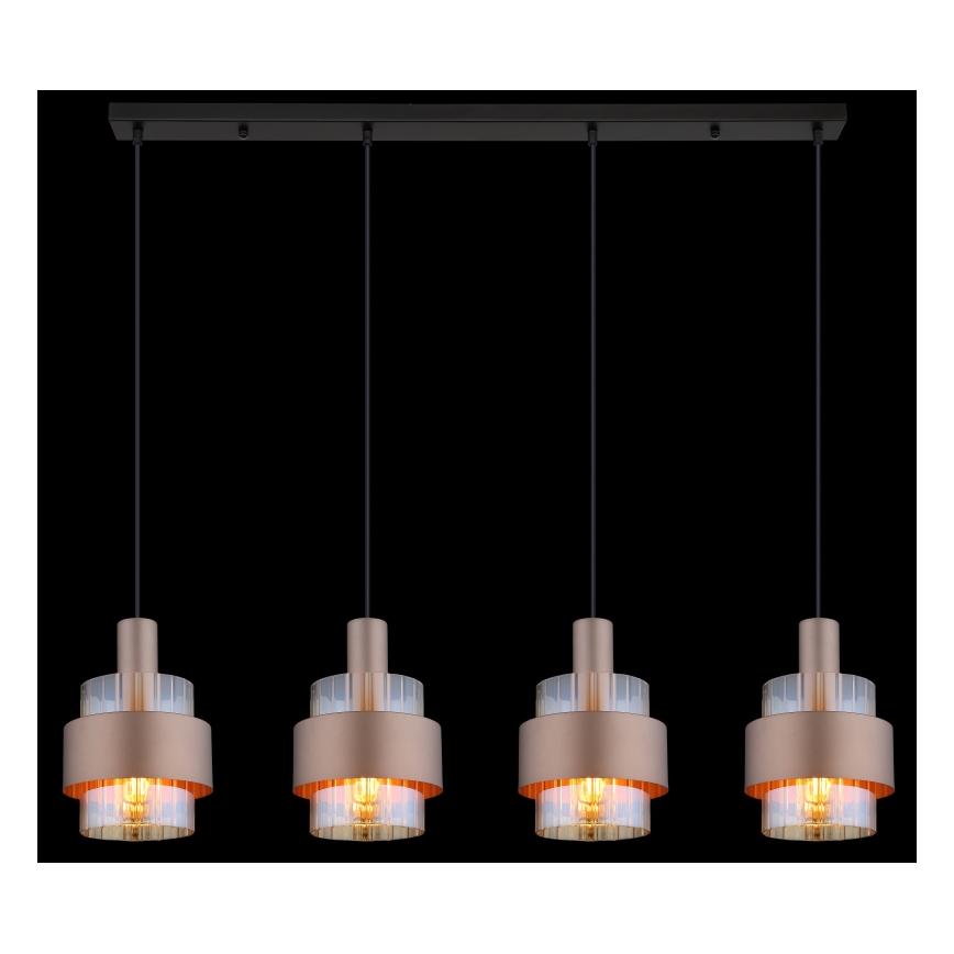 Globo - Lámpara colgante 4xE27/60W/230V
