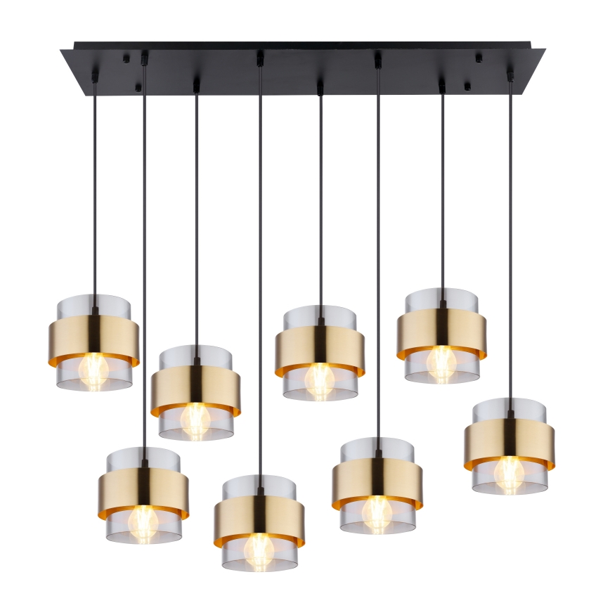 Globo - Lámpara colgante 8xE27/60W/230V
