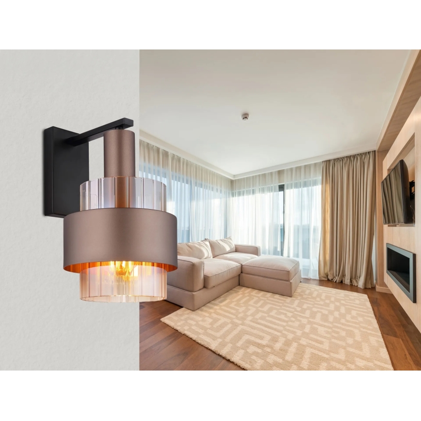 Globo - Aplique de pared 1xE27/60W/230V