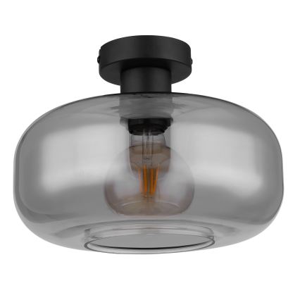 Globo - Lámpara de techo 1xE27/40W/230V diá. 28 cm gris