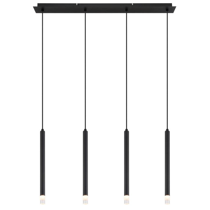 Globo - Lámpara colgante 4xG9/4W/230V negro