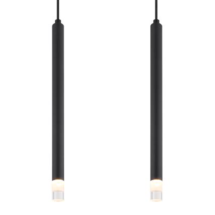 Globo - Lámpara colgante 4xG9/4W/230V negro