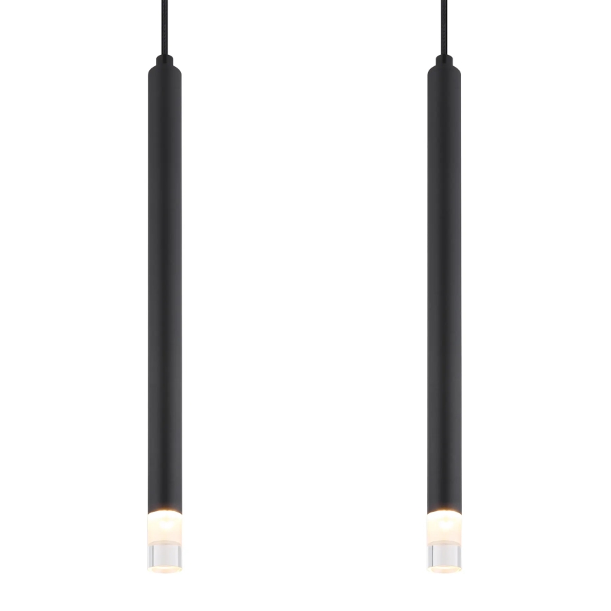 Globo - Lámpara colgante 4xG9/4W/230V negro