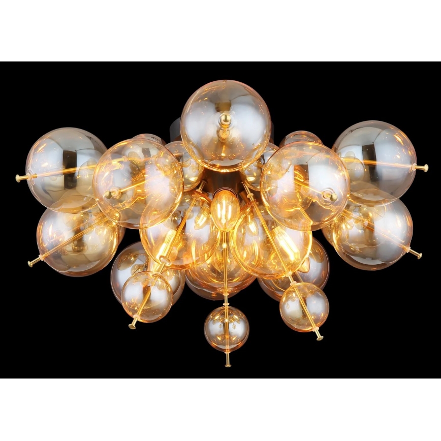 Globo - Lámpara de techo 3xE14/25W/230V diá. 55 cm dorado