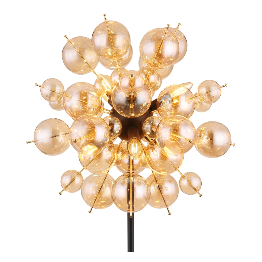 Globo - Lámpara de pie 6xE14/25W/230V dorada