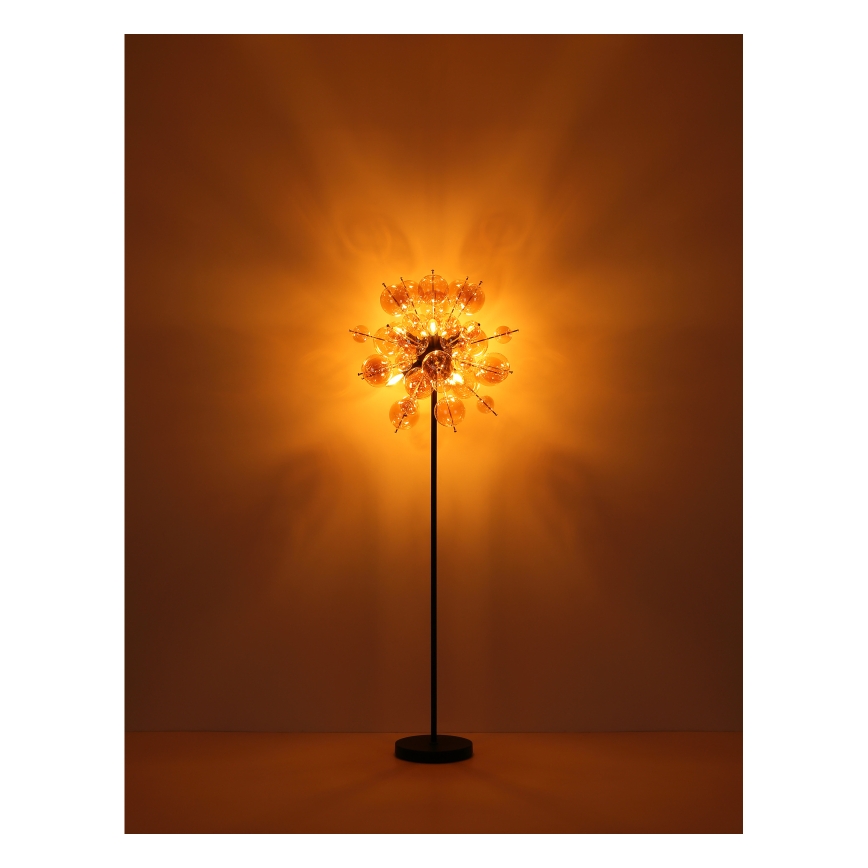 Globo - Lámpara de pie 6xE14/25W/230V dorada