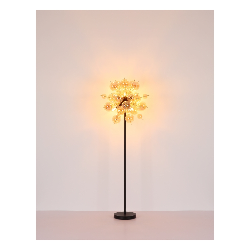 Globo - Lámpara de pie 6xE14/25W/230V dorada