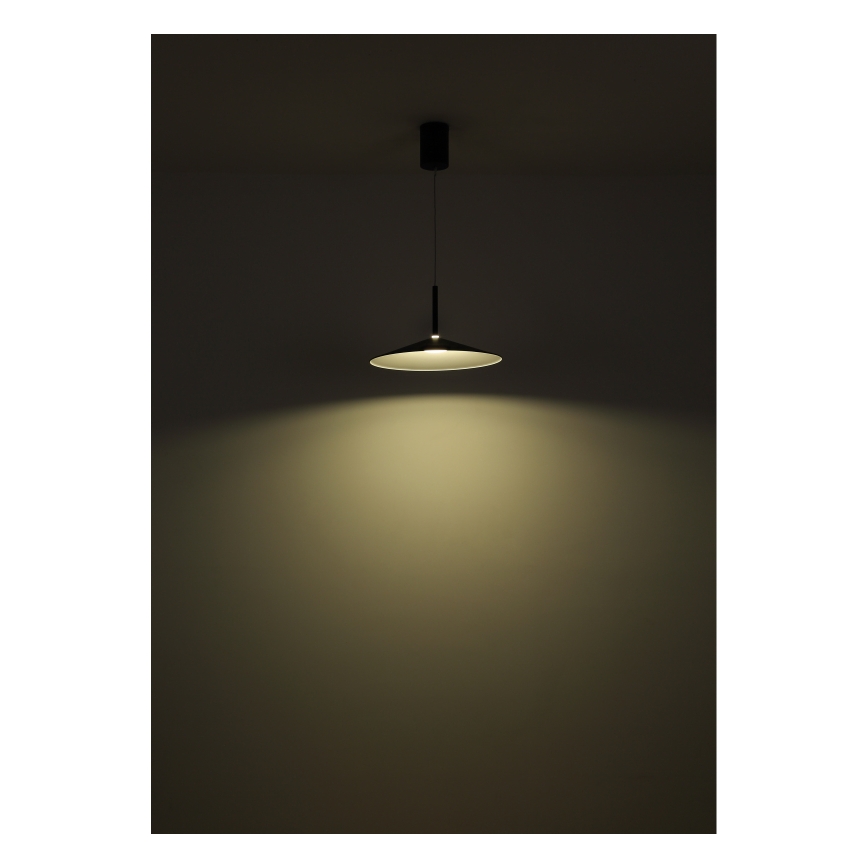 Globo - Lámpara colgante LED en cable LED/18W/230V 4000K negra