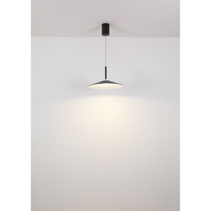 Globo - Lámpara colgante LED en cable LED/18W/230V 4000K negra