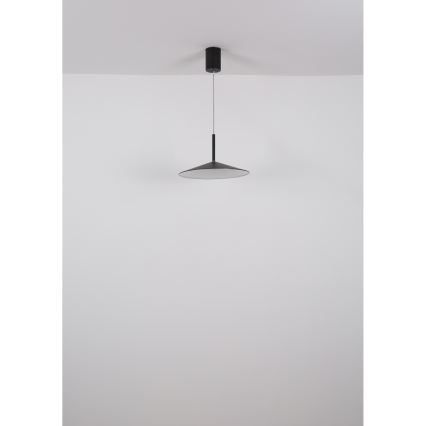 Globo - Lámpara colgante LED en cable LED/18W/230V 4000K negra